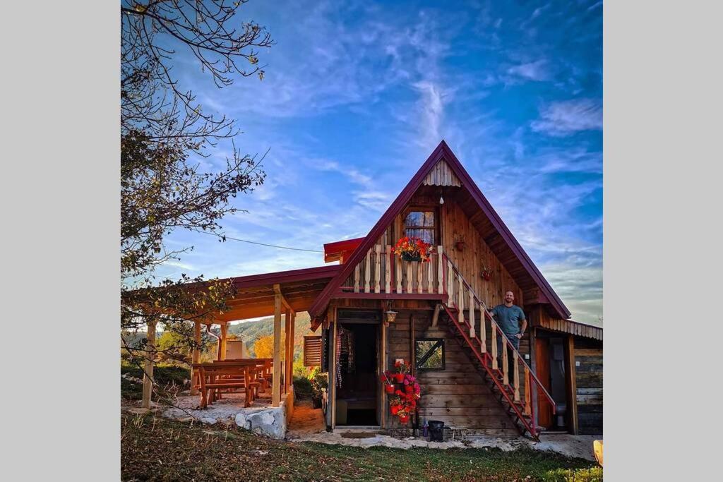 Log Cabin Uvac Nova Varos Ngoại thất bức ảnh